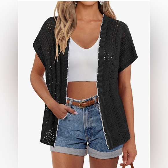 GRACE KARIN 2025 WOMENS LIGHTWEIGHT CROCHET CARDIGAN SWEATER - Picture 1 of 10